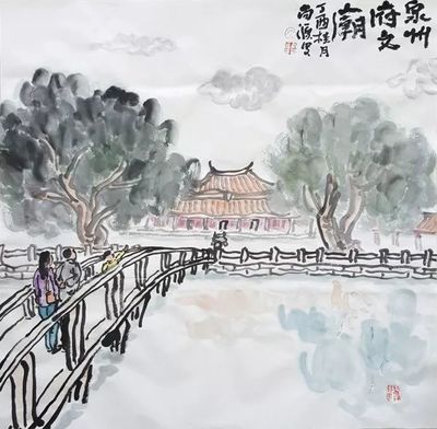 快來瞅瞅咱厝人畫的古泉州(刺桐)史跡16景,你會為他點贊嗎?