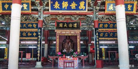 思窩花臉:泉州府文廟、泉州關(guān)岳廟,儒家與道教一文一武相呼應(yīng)